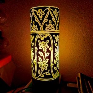 Camel Skin Leather Lamp